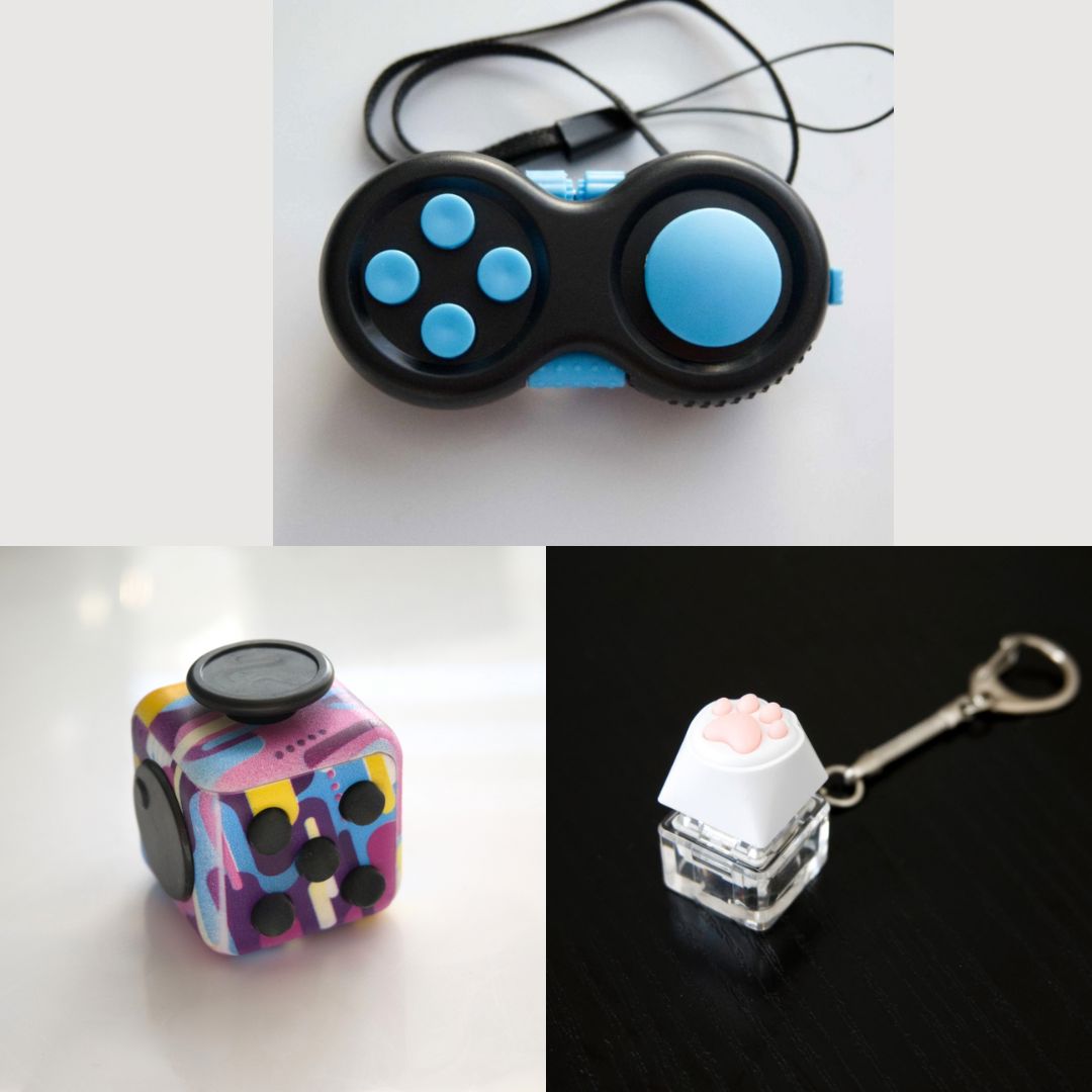3 Bestselling Fidgets Bundle 80’s Retro Turquoise 
