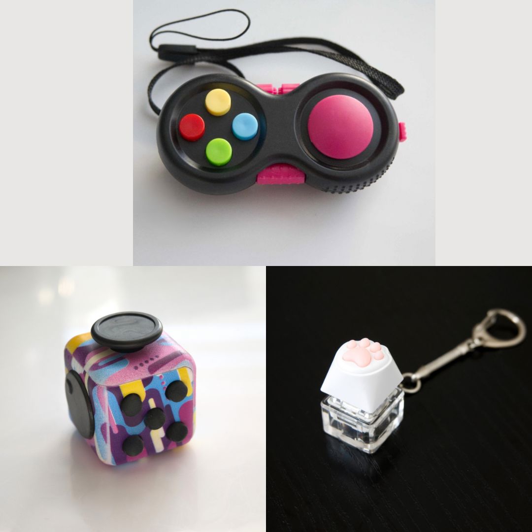 3 Bestselling Fidgets Bundle 80’s Retro Pink 