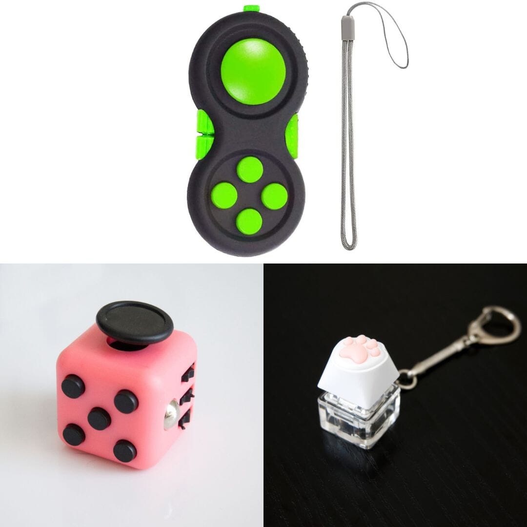 3 Bestselling Fidgets Bundle Blush Pink Green 