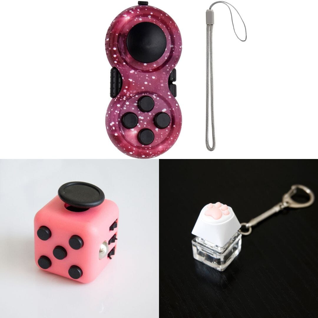 3 Bestselling Fidgets Bundle Blush Pink Galaxy 