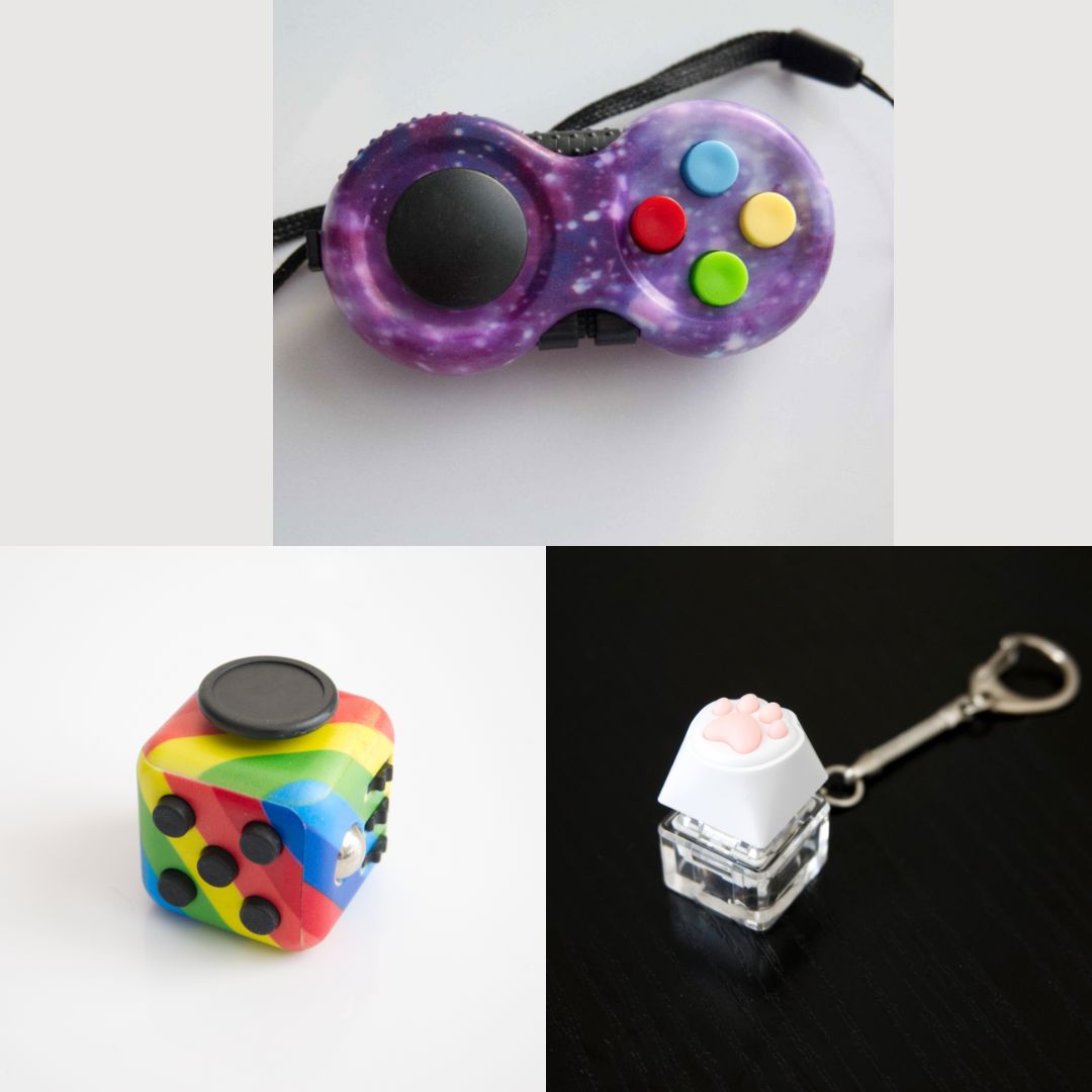 3 Bestselling Fidgets Bundle Rainbow Galaxy 