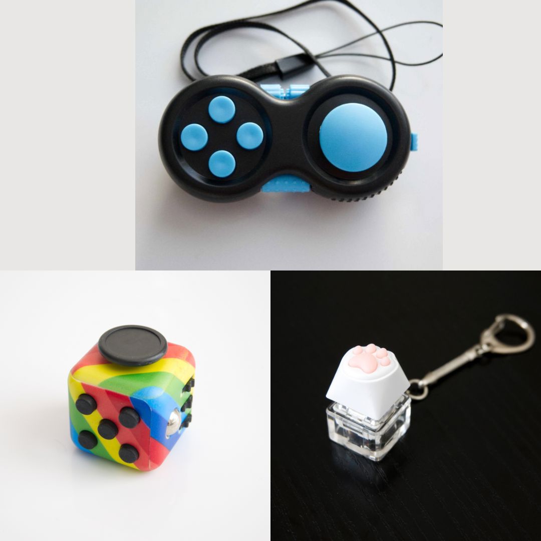 3 Bestselling Fidgets Bundle Rainbow Turquoise 