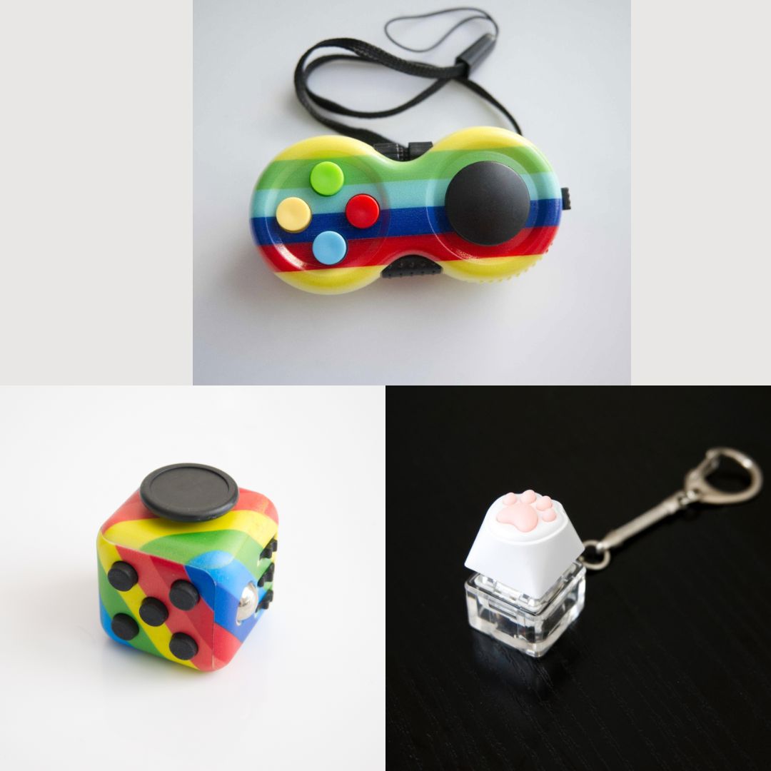 3 Bestselling Fidgets Bundle Rainbow Rainbow 