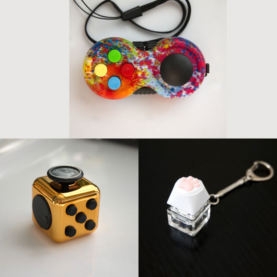 3 Bestselling Fidgets Bundle Copper Paint Splatter 