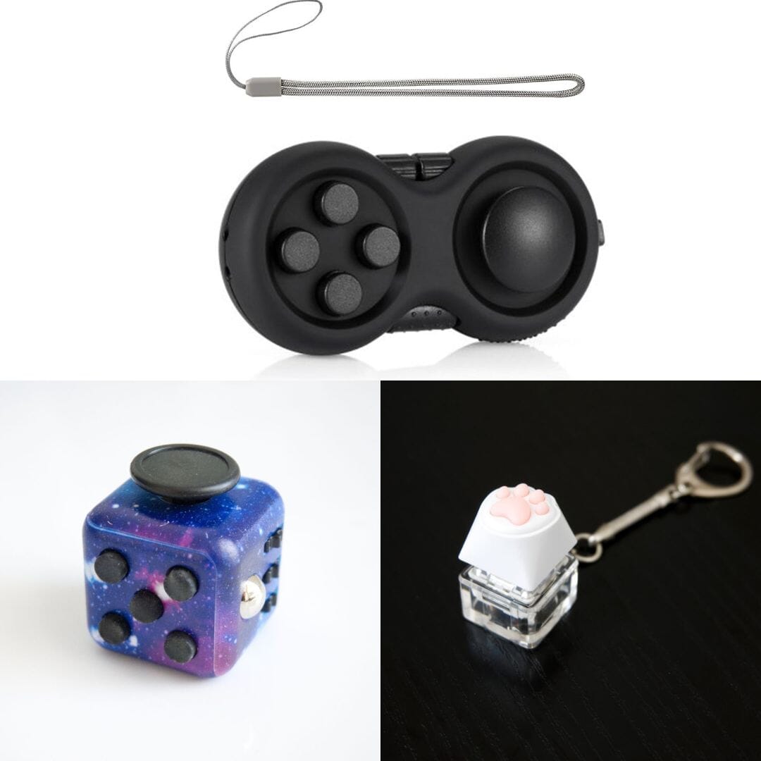 3 Bestselling Fidgets Bundle Galaxy All Black 