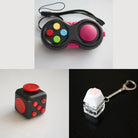 3 Bestselling Fidgets Bundle Red & Black Pink 