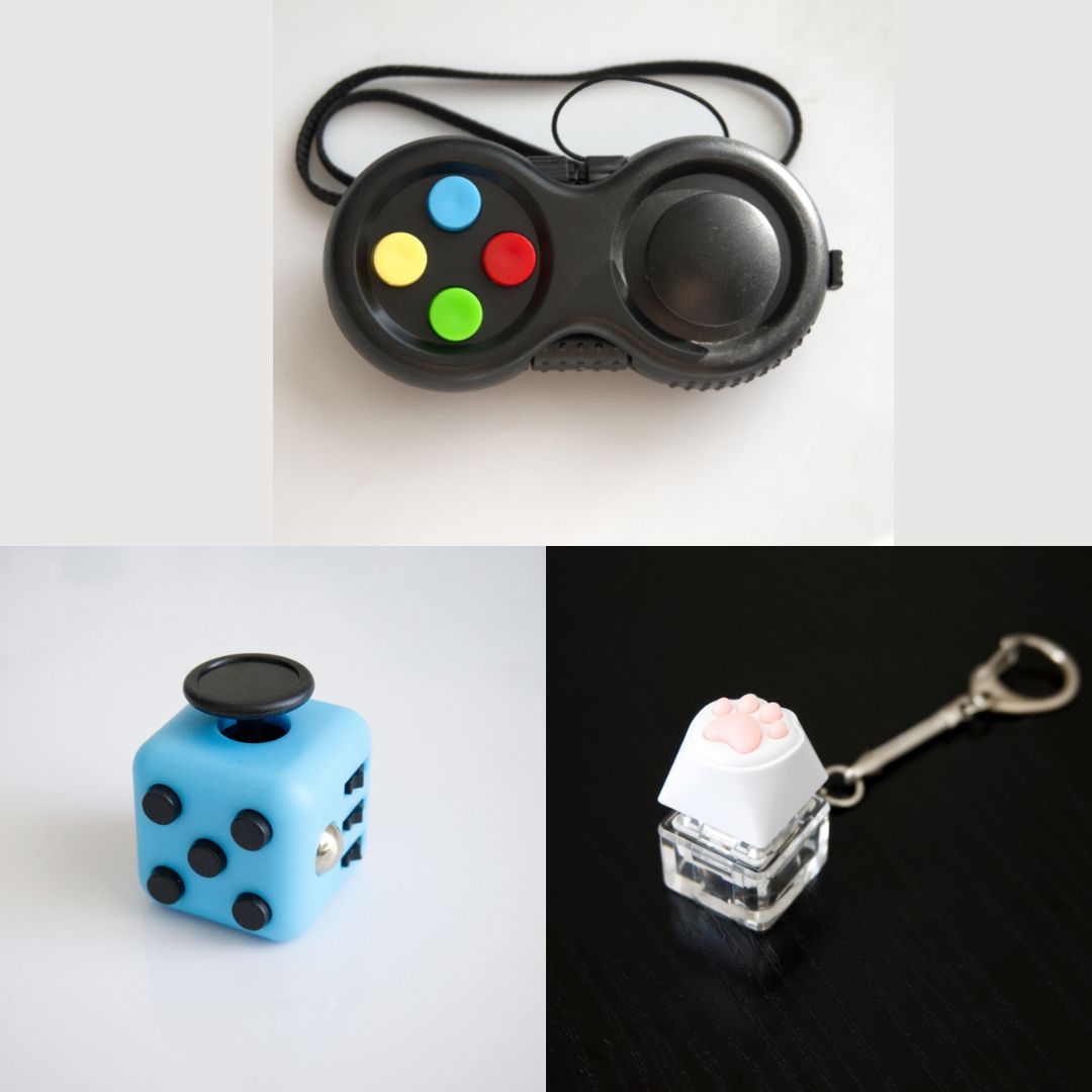 3 Bestselling Fidgets Bundle Sky Blue Classic 