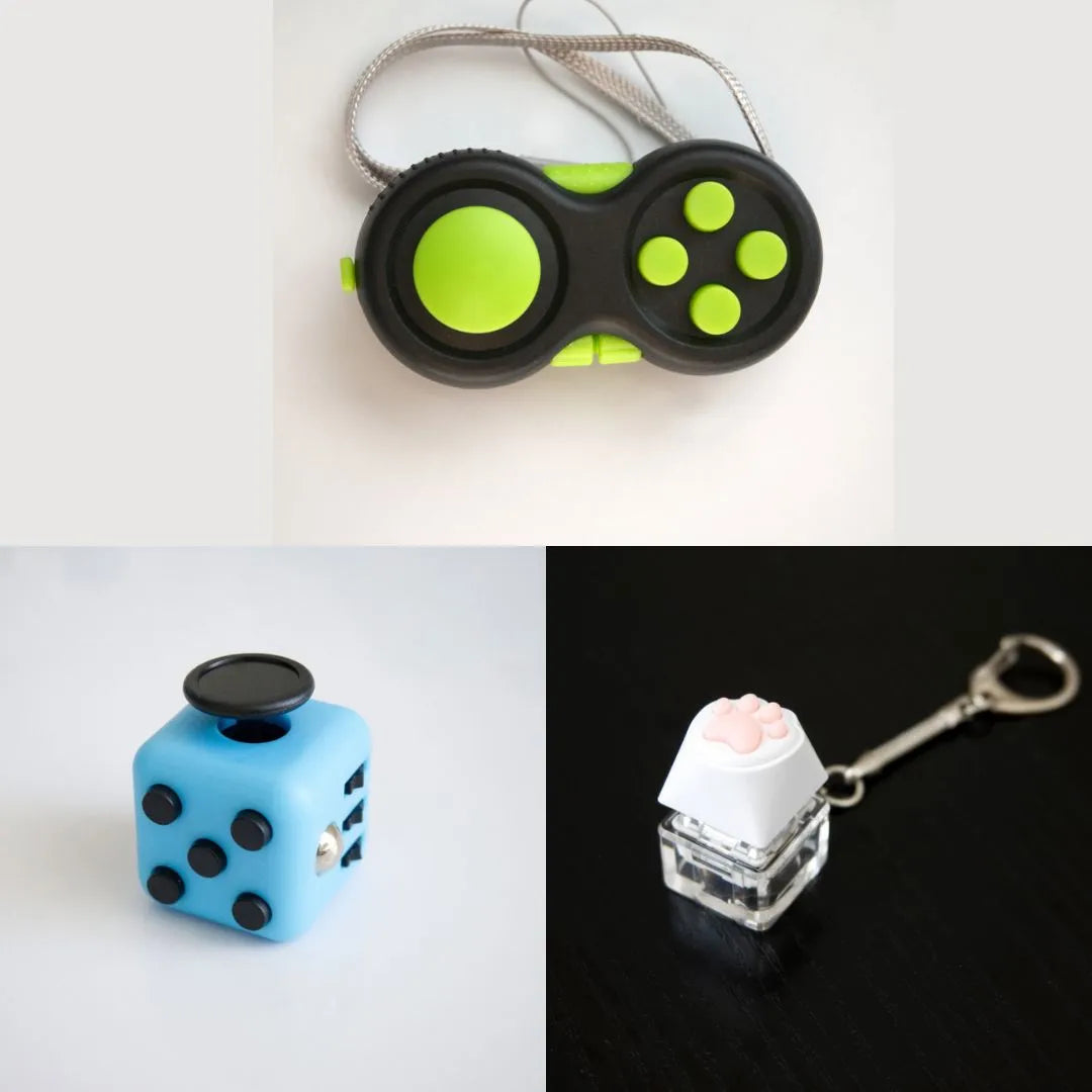 3 Bestselling Fidgets Bundle Sky Blue Green 
