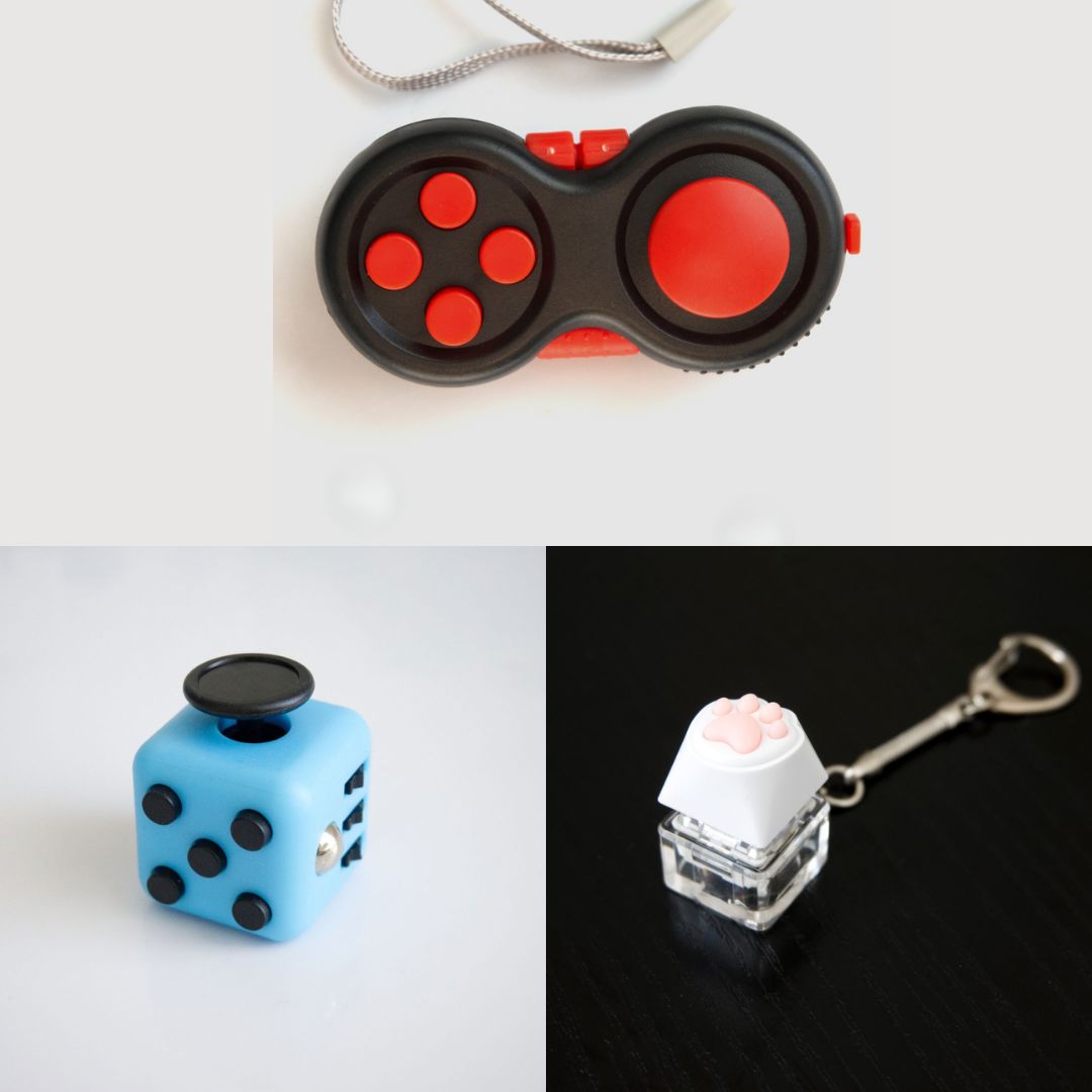 3 Bestselling Fidgets Bundle Sky Blue Red 