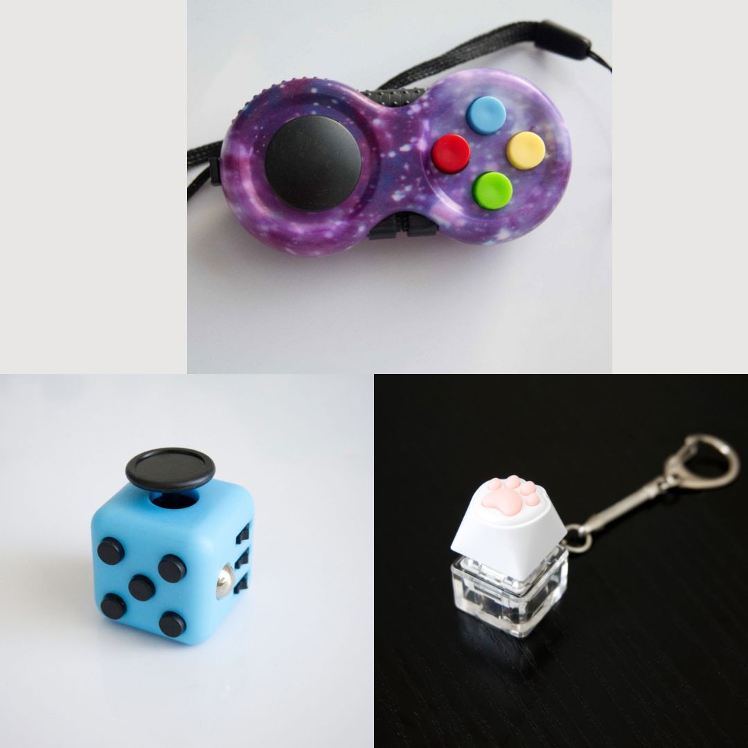 3 Bestselling Fidgets Bundle Sky Blue Galaxy 