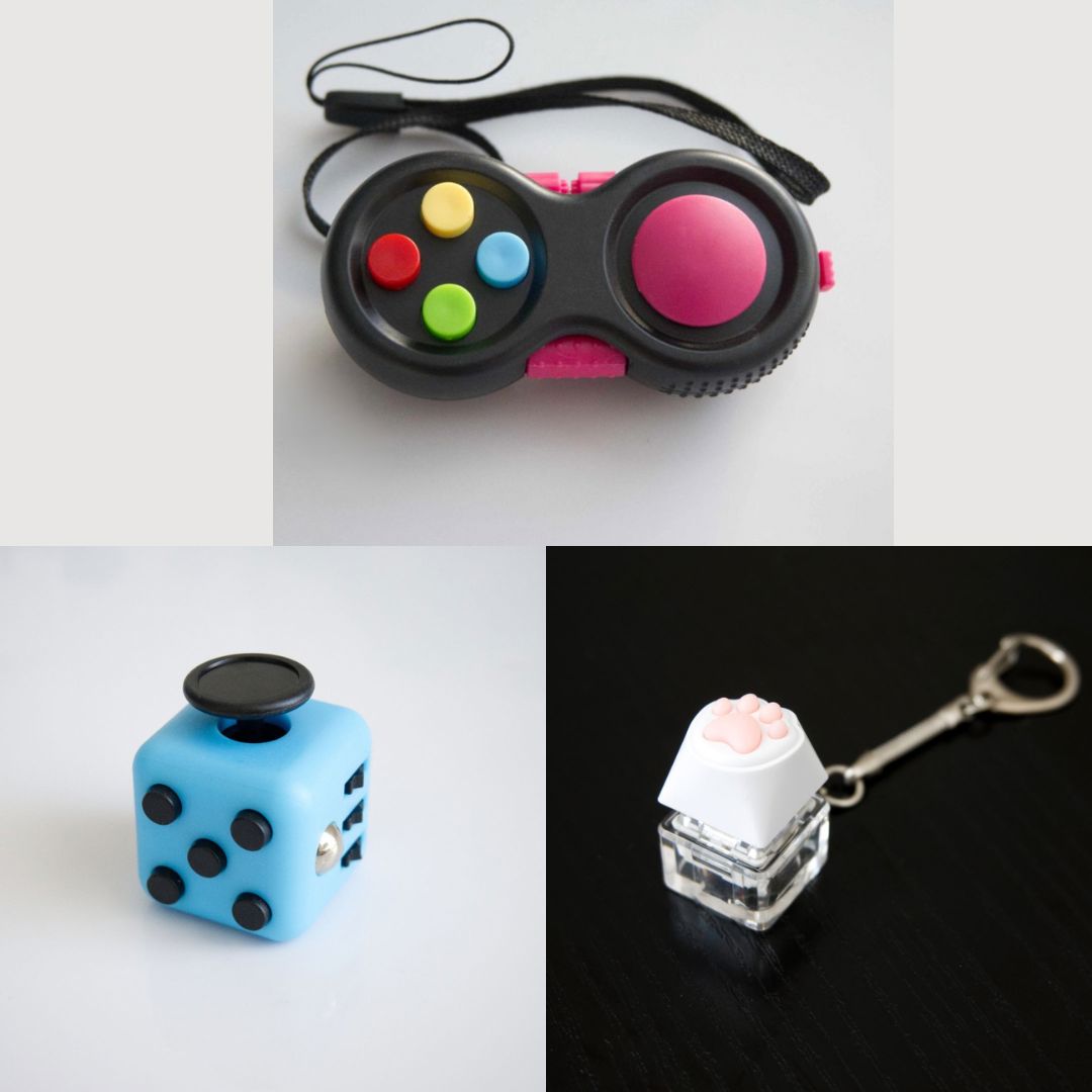 3 Bestselling Fidgets Bundle Sky Blue Pink 