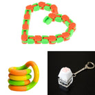 3 Fidget Toys Bundle (choose your colors) The Autistic Innovator Green & Orange Green yellow orange 