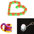 3 Fidget Toys Bundle (choose your colors) The Autistic Innovator Green & Orange Purple red yellow 