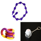 3 Fidget Toys Bundle (choose your colors) The Autistic Innovator Purple & White Purple red yellow 