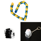 3 Fidget Toys Bundle (choose your colors) The Autistic Innovator Blue & Yellow Black and white 