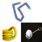 3 Fidget Toys Bundle (choose your colors) The Autistic Innovator Blue & Orange Green yellow orange 