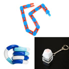 3 Fidget Toys Bundle (choose your colors) The Autistic Innovator Blue & Orange Blue white deep blue 