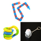 3 Fidget Toys Bundle (choose your colors) The Autistic Innovator Blue & Orange Yellow green blue 