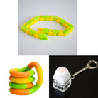 3 Fidget Toys Bundle (choose your colors) The Autistic Innovator Green & Yellow Green yellow orange 