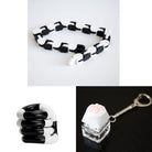 3 Fidget Toys Bundle (choose your colors) The Autistic Innovator Black & White Black and white 