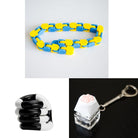 3 Fidget Toys Bundle (choose your colors) The Autistic Innovator Blue & Yellow Black and white 