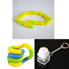 3 Fidget Toys Bundle (choose your colors) The Autistic Innovator Green & Yellow Yellow green blue 