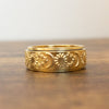 Vintage Style Moon and Star Spinner Ring The Autistic Innovator 6 Gold 