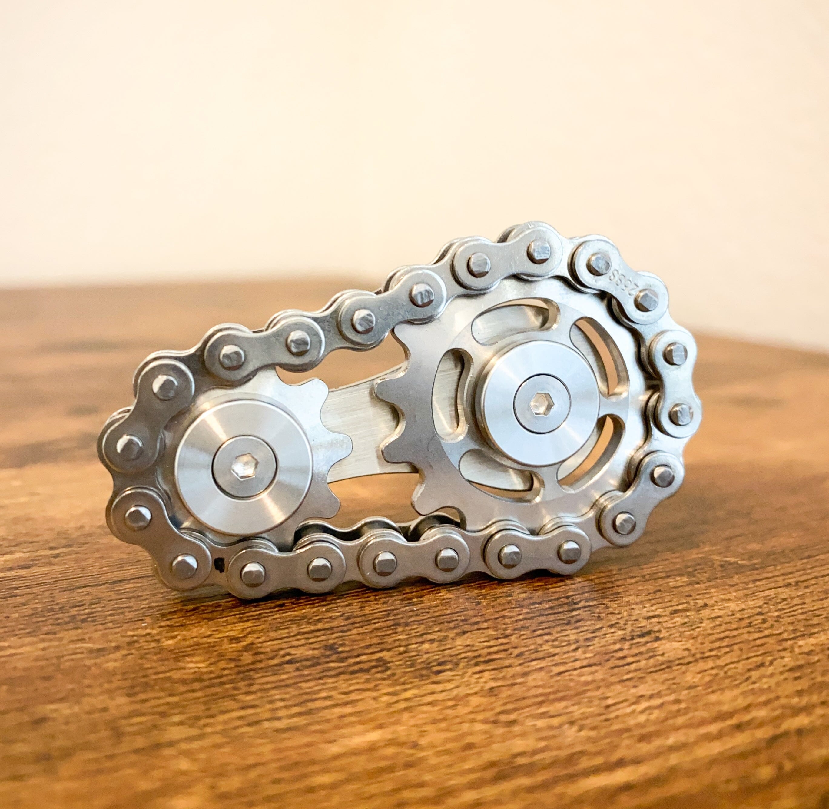 Gear Chain Fidget Stim Toy The Autistic Innovator Silver 