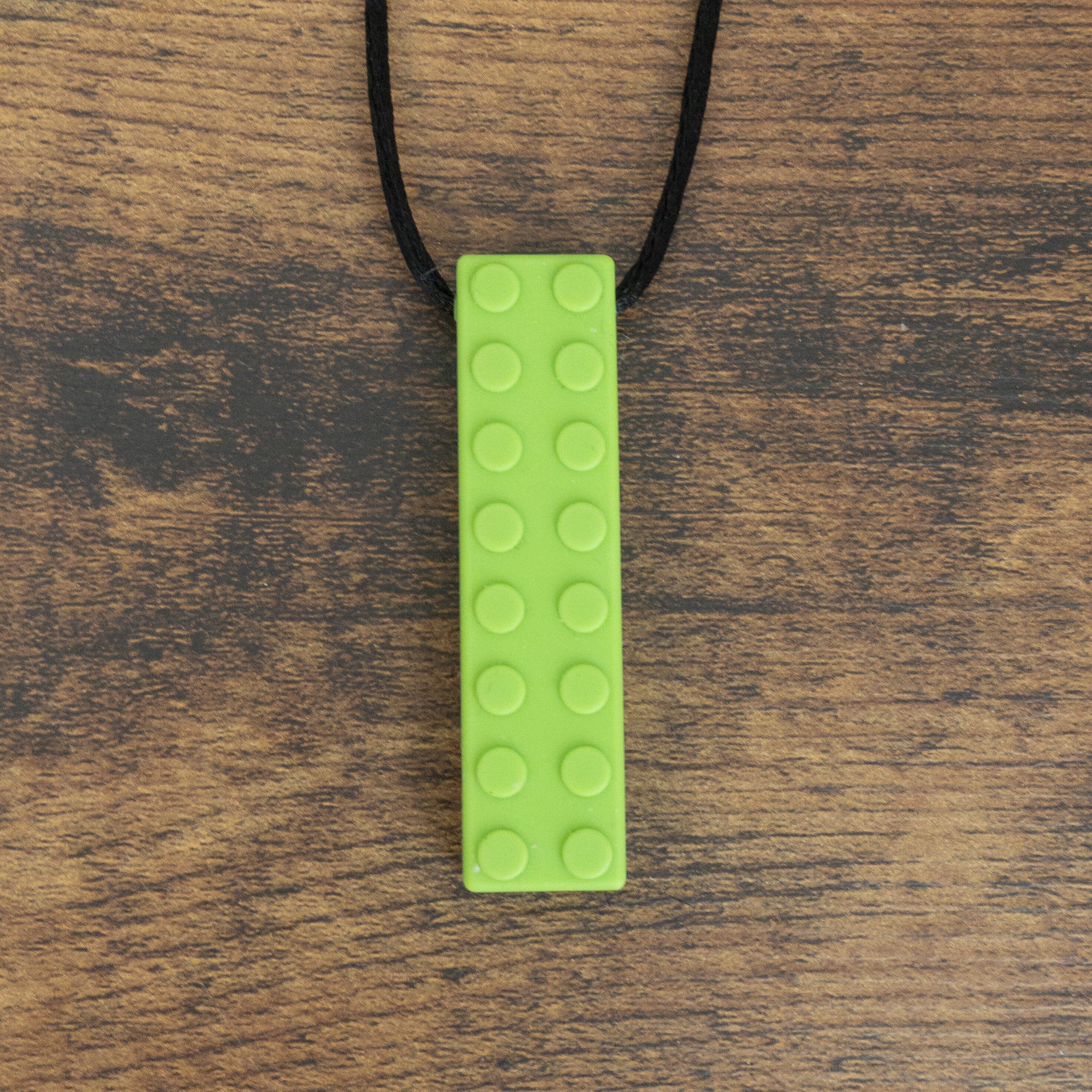 Block Pendant Chew Necklace The Autistic Innovator 