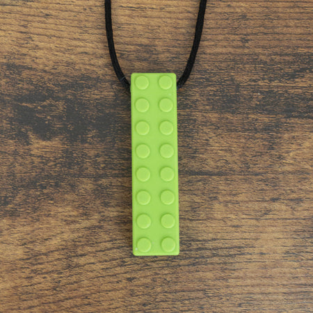 Block Pendant Chew Necklace The Autistic Innovator 