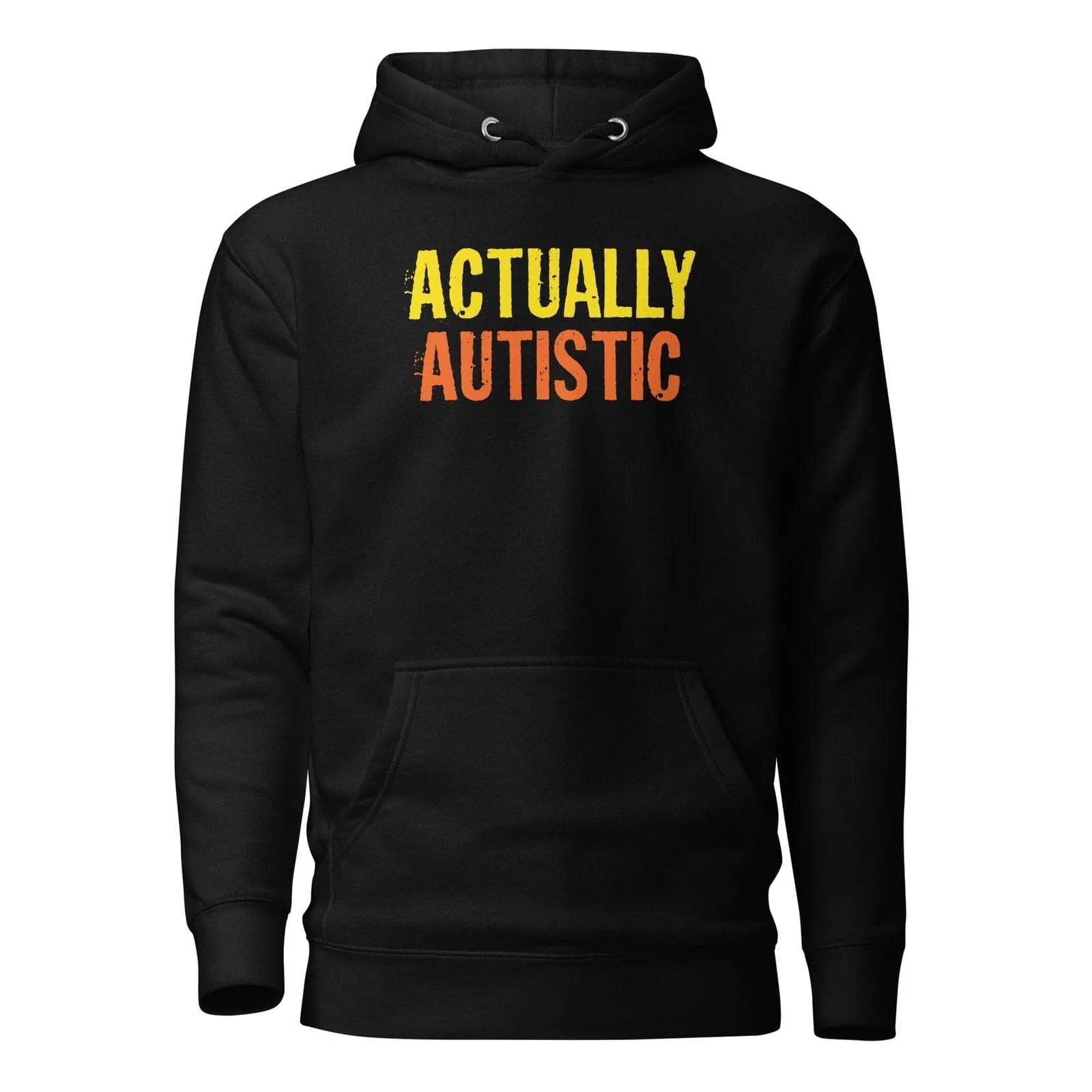 Actually Autistic Unisex Hoodie Black S 