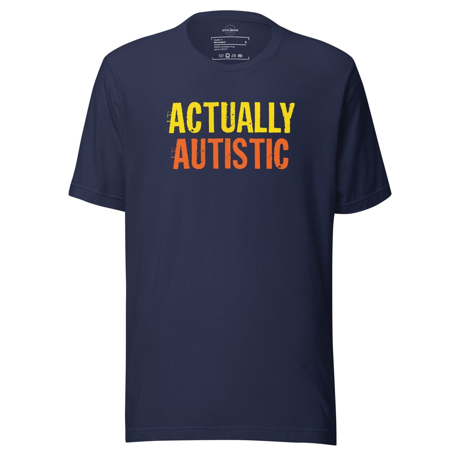 Actually Autistic Unisex t-shirt - The Autistic Innovator