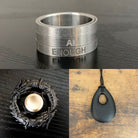 Affirmation Spinner Ring + Chewelry & Fidget 5 Black 