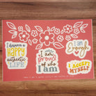 Affirmation Stickers Sheet The Autistic Innovator 