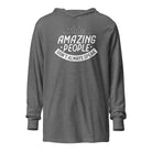 Amazing People Don't Always Speak Unisex Hooded long-sleeve tee Grey Triblend XS 
