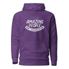 Amazing People Don't Always Speak Unisex Hoodie Purple S 