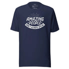 Amazing People Don't Always Speak Unisex t-shirt Navy S 