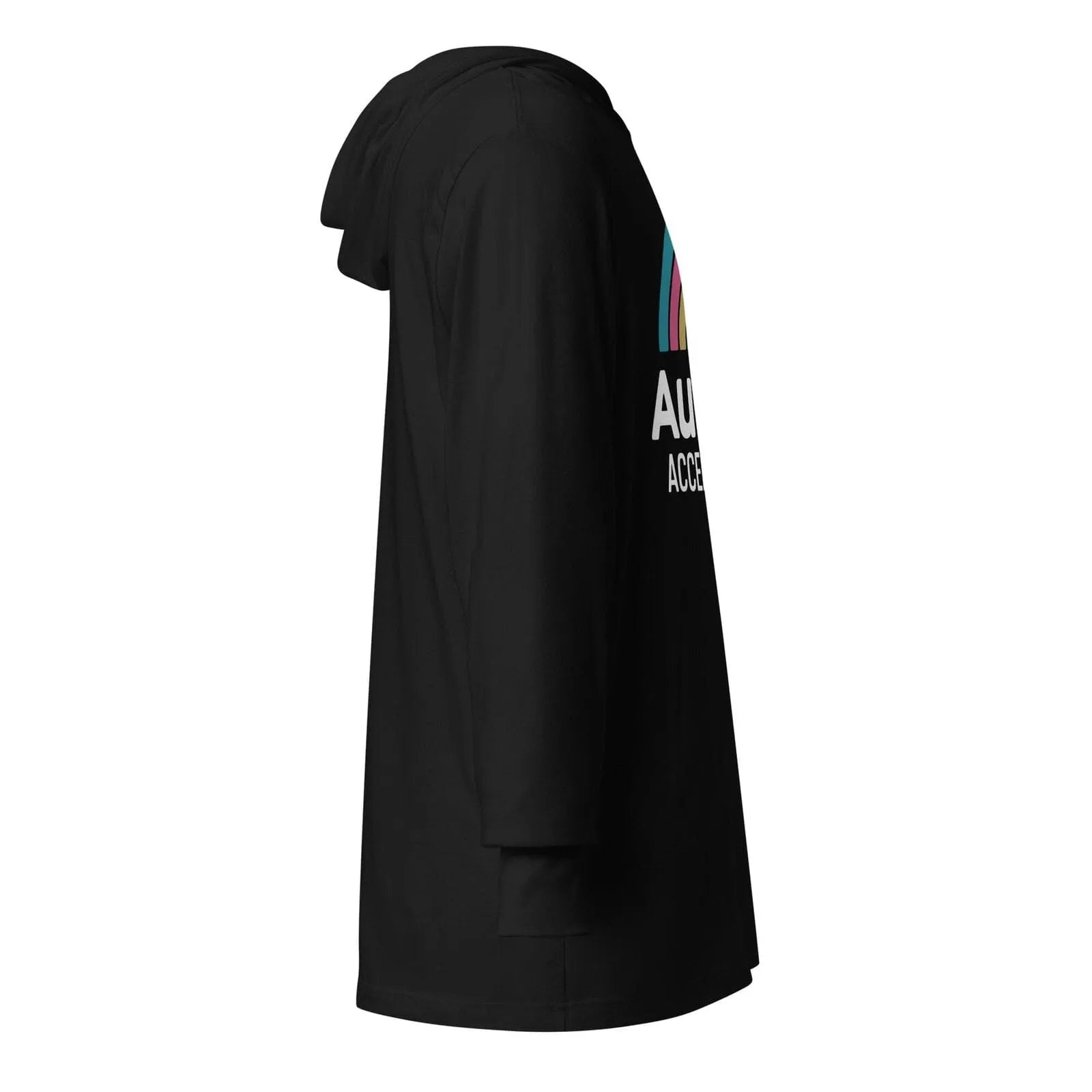 AuDHD Acceptance Hooded long-sleeve tee 
