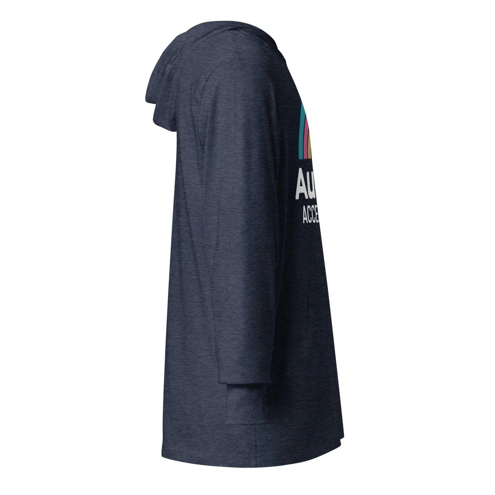 AuDHD Acceptance Hooded long-sleeve tee 
