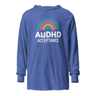 AuDHD Acceptance Hooded long-sleeve tee Heather True Royal XS 