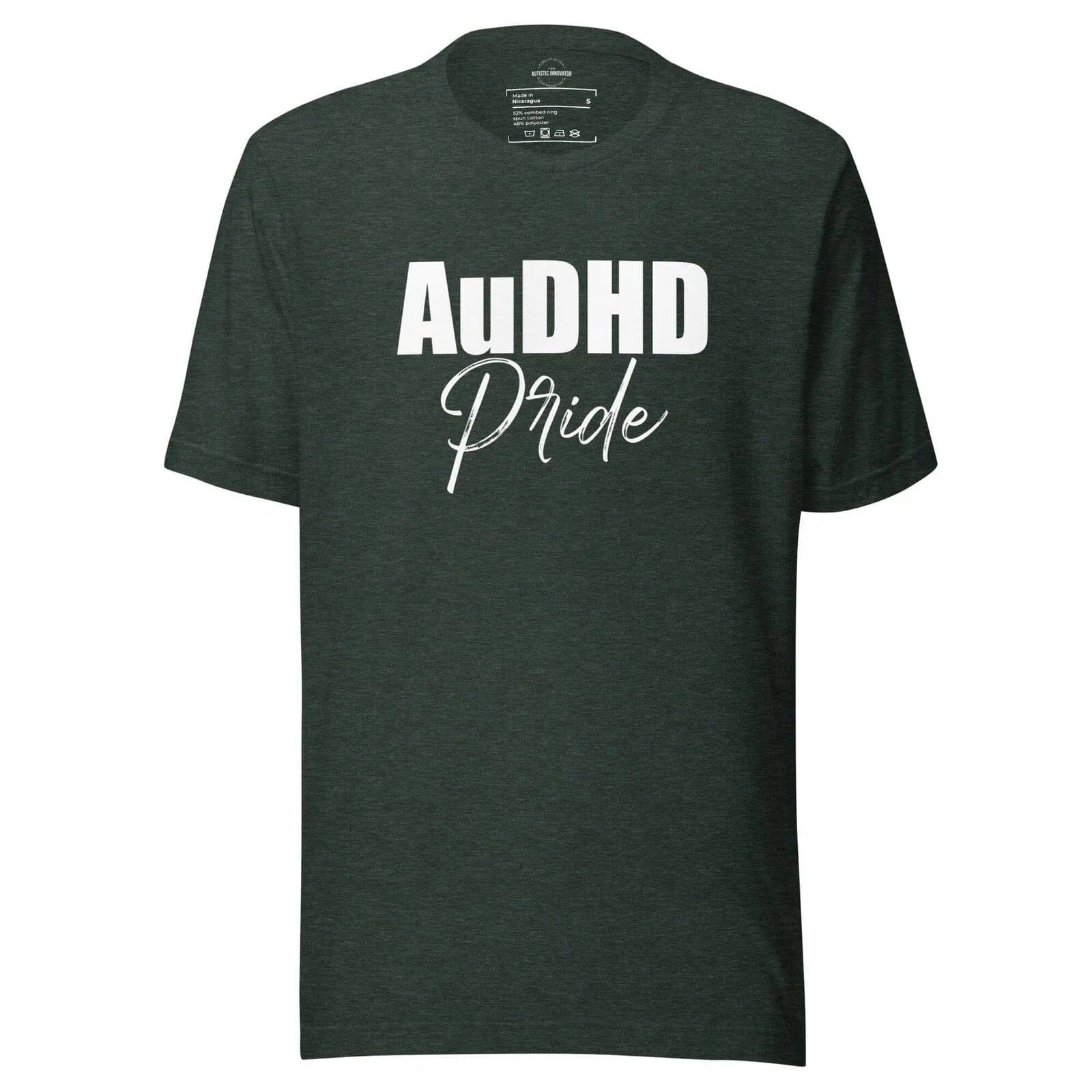AuDHD Pride Unisex t-shirt Heather Forest S 