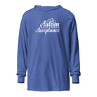 Autism Acceptance Unisex Hooded long-sleeve tee Heather True Royal XS 