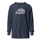 Autism Acceptance Unisex Hooded long-sleeve tee Heather Navy XS 