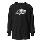 Autism Acceptance Unisex Hooded long-sleeve tee Charcoal-Black Triblend XS 