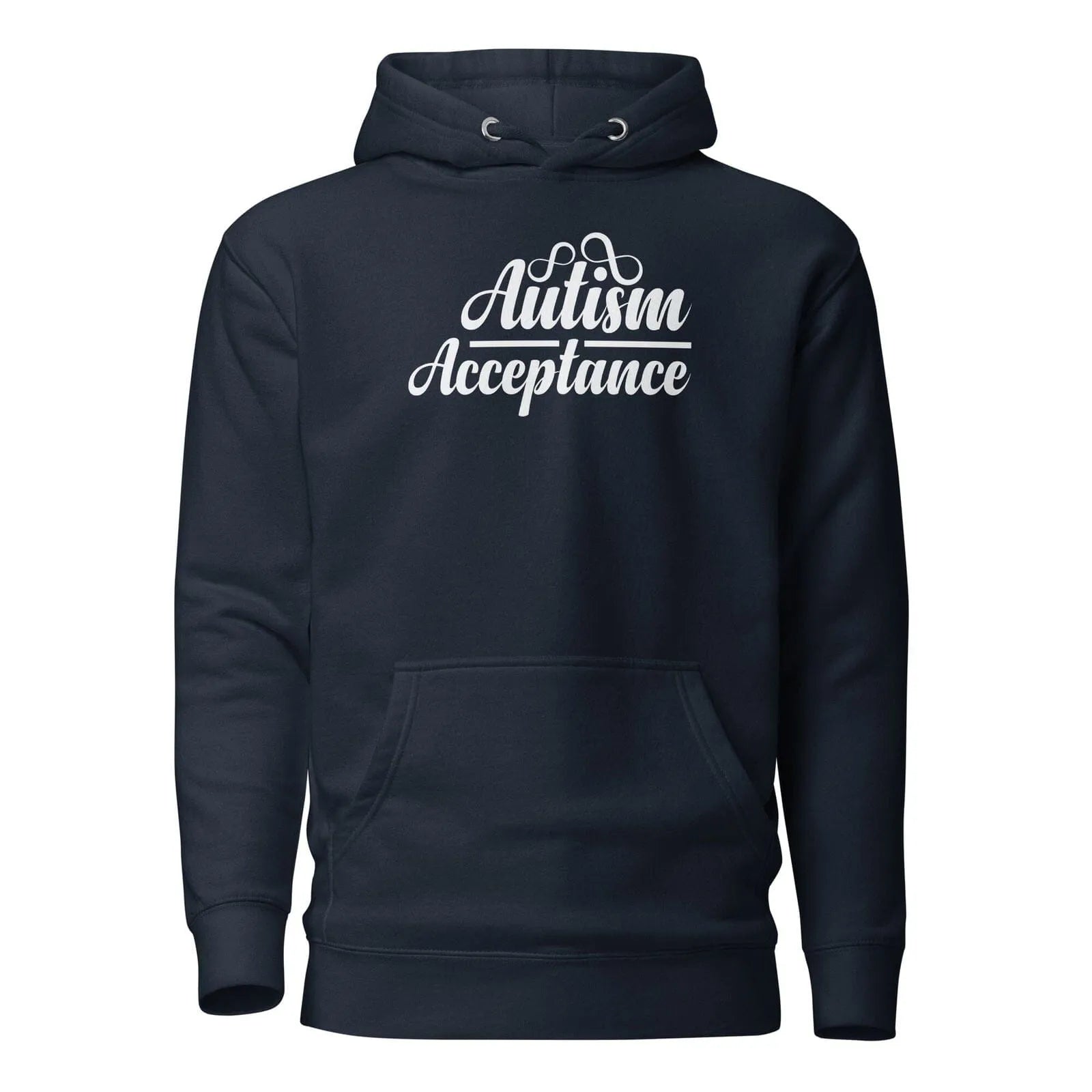 Autism Acceptance Unisex Hoodie Navy Blazer S 