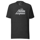 Autism Acceptance Unisex t-shirt Dark Grey Heather S 