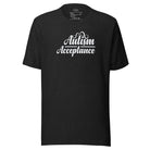 Autism Acceptance Unisex t-shirt Black Heather XS 