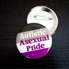 Autistic Asexual Pride Pin - The Autistic Innovator