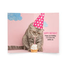 Autistic Cat Happy Birthday Card - The Autistic Innovator