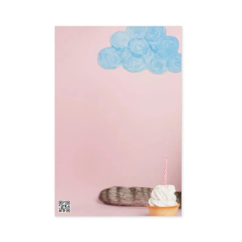 Autistic Cat Happy Birthday Card 
